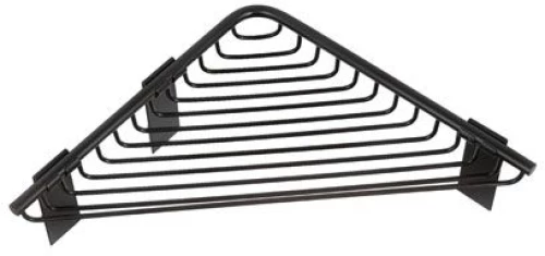 Karag Reti Nero Opaco 963655 - Γωνιακό Καλάθι Μπάνιου Μαύρο