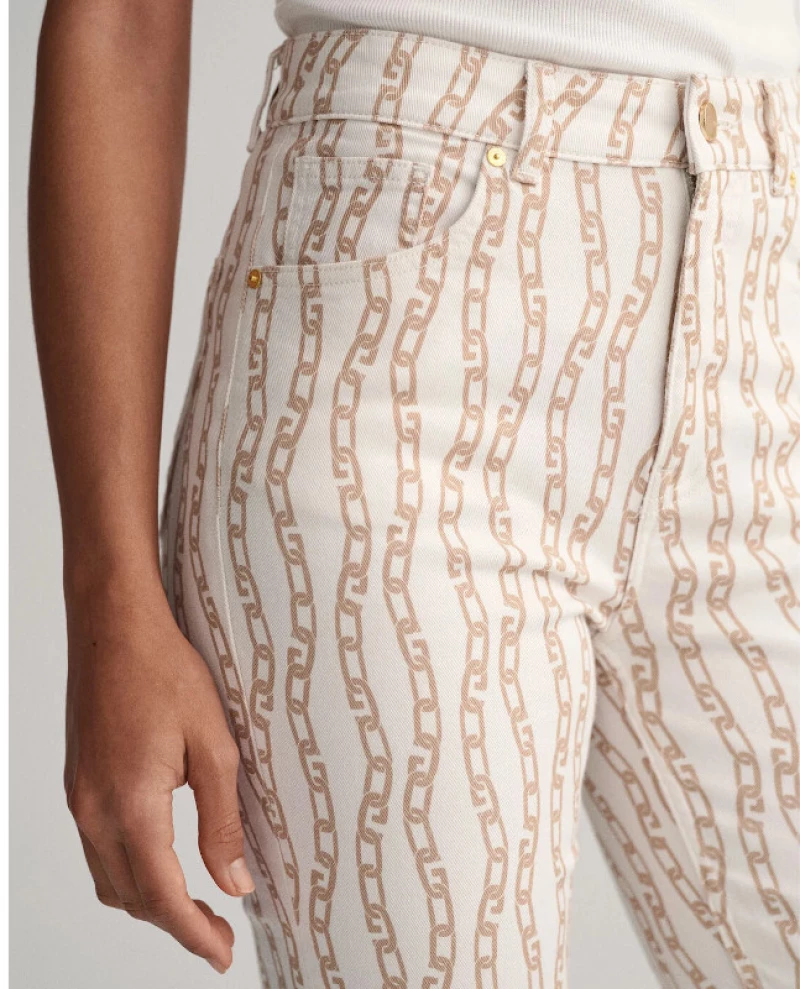 Παντελόνι τζιν Gant Cropped Chain