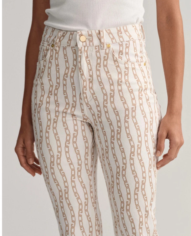 Παντελόνι τζιν Gant Cropped Chain