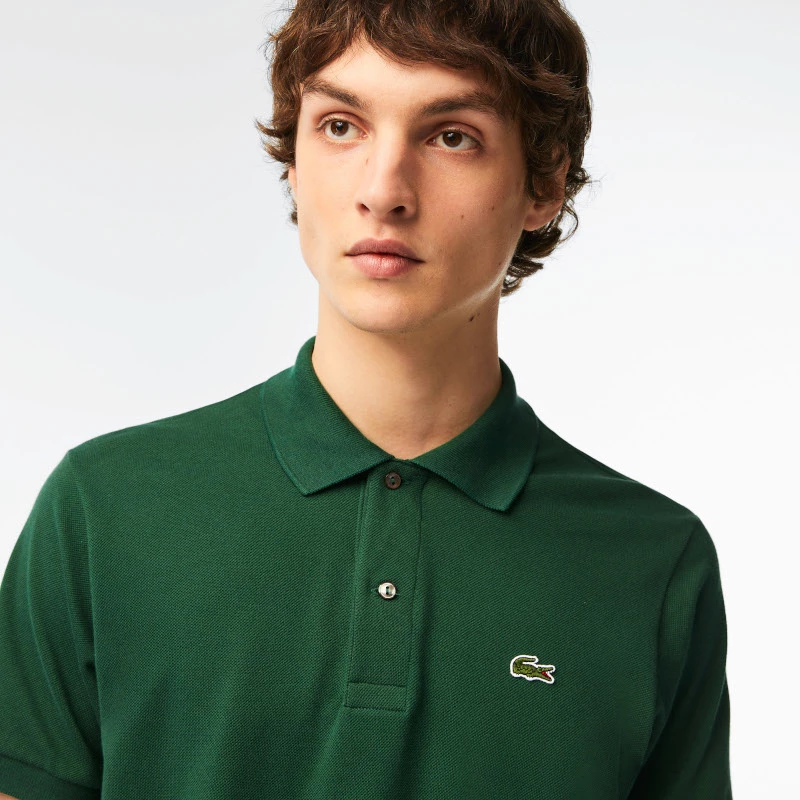 Polo μπλούζα ανδρική Lacoste Green
