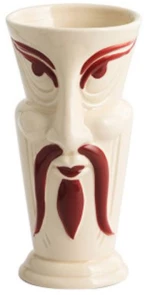 Ποτήρι Cocktail Tiki Feggrini 360ml Shui Gui Λευκό