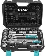 Total THT421441 Καστάνια με Καρυδάκια 1\2" &amp 1\4" 44τμχ
