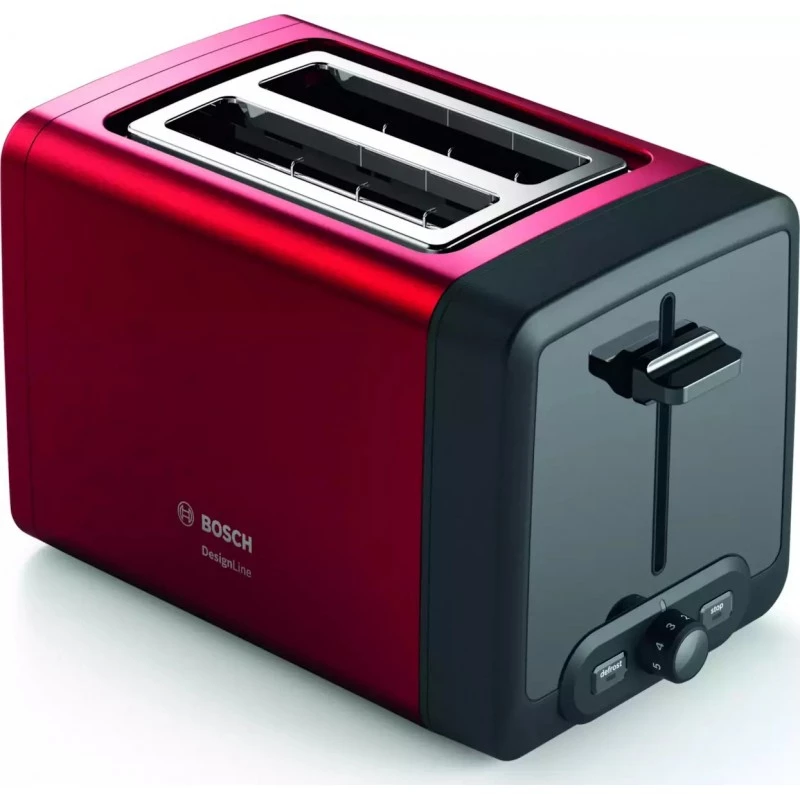 Bosch TAT4P424 Φρυγανιέρα 2 Θέσεων 970W Κόκκινη