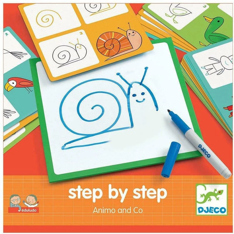 Djeco Ζωγραφική Βήμα-Βήμα ΖωάκιαΚωδικός: 08319
