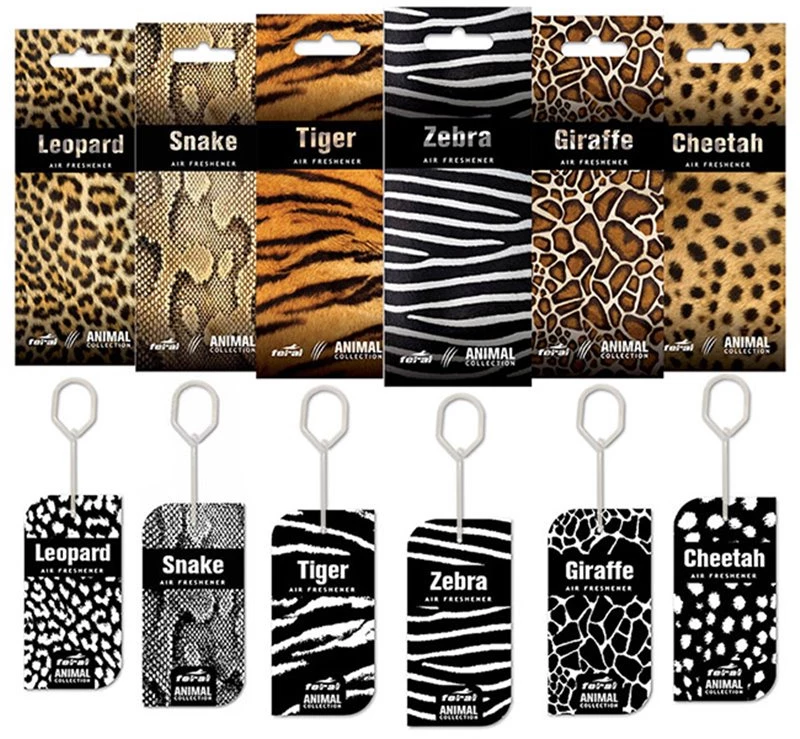 Σετ Αρωματικών Αυτοκινήτου Feral Animal Collection 6Τμχ