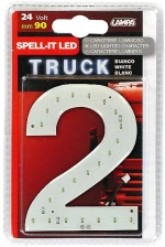 ΑΡΙΘΜΟΣ 2 ΛΕΥΚΟ 24V LED