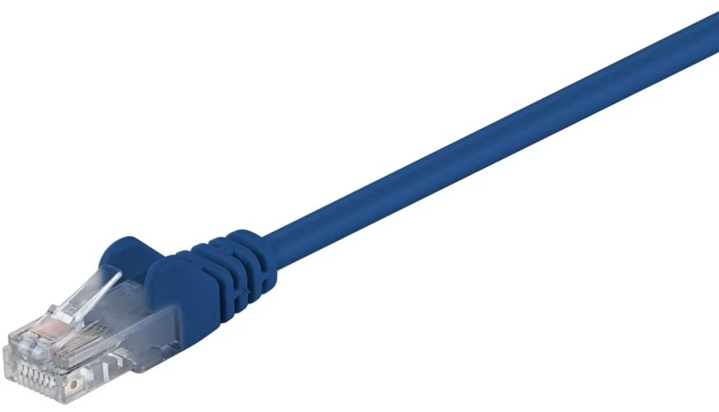 68608 CAT 5e U/UTP PATCH CABLE 0.25m BLUE
