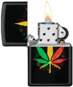 ZIPPO Αναπτήρας - Rasta Cannabis Design