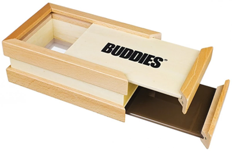 BUDDIES Wooden Box Sifter - Medium