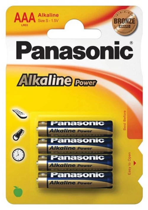 Αλκαλικές μπαταρίες Panasonic μέγεθος AAA