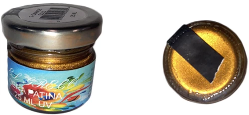 Κηροπατίνες Διαλυτού (Κεριού) 25ml orange gold