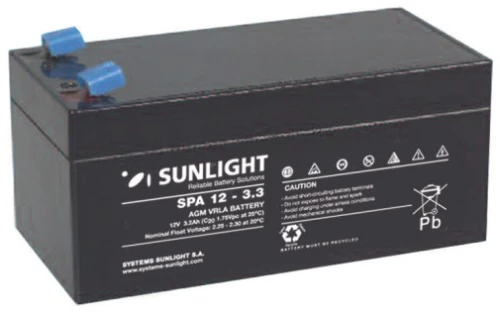 Sunlight μολύβδου 12v 3.3a