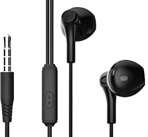 Xo ep39 half in-ear handsfree  1.15μ μαύρο