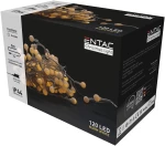 Entac χριστουγεννιάτικα λαμπάκια ip44 15mm μπάλες 120led 9m θερμό