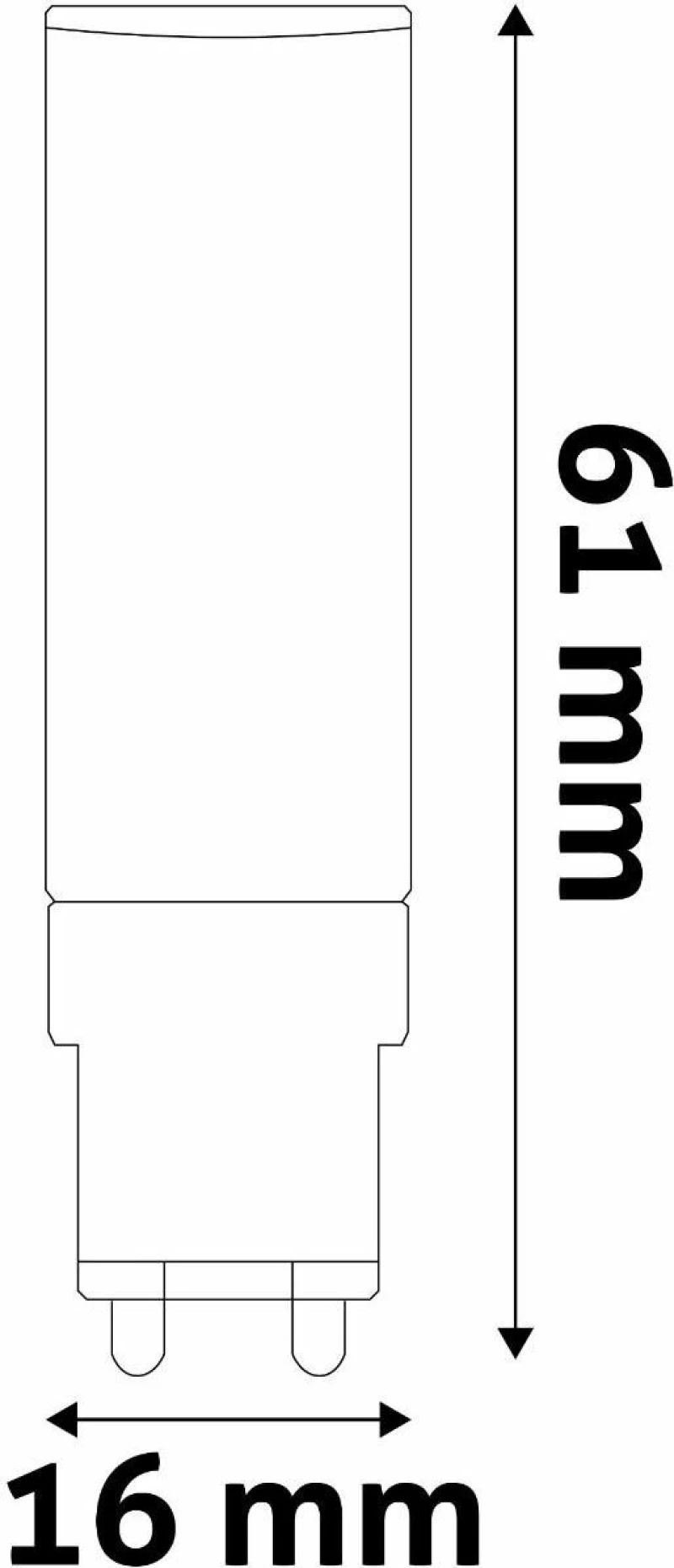 Avide led 4.2w g9 220°cw 6400k