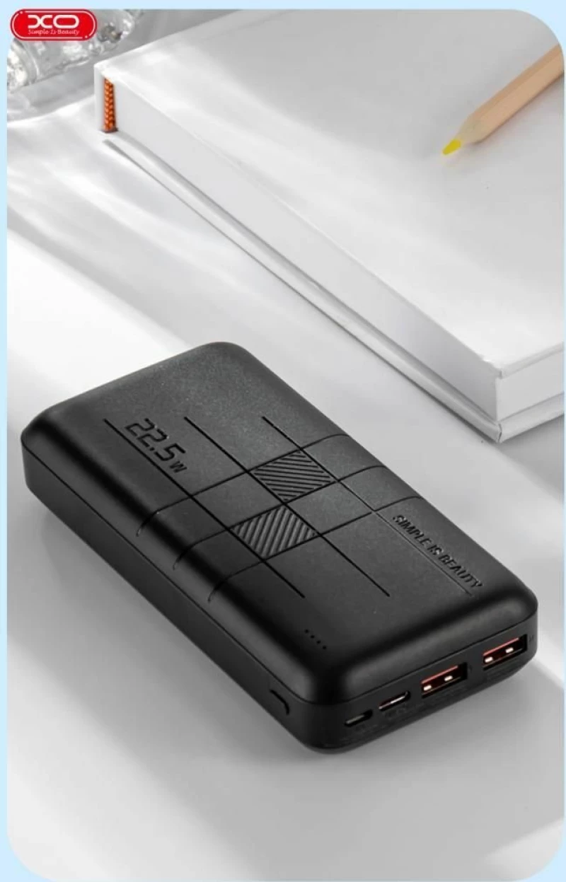 Xo pr188 20000mah power bank pd20w+qc22.5w