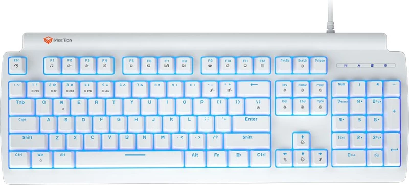 Mt-mk600mx μηχανικό gaming πληκτρολόγιο / μπλέ διακόπτες / μαύρο