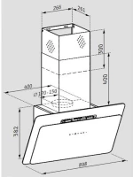PYRAMIS VETRIO ΜΑΥΡΟ ΓΥΑΛΙ 60cm