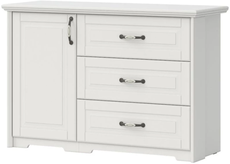 159727 ΤΟΥΑΛΕΤΑ TOSCANA POLAR PINE/IVORY MATTE (131.00Χ48.00Χ88.00)