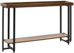 315281 ΚΟΝΣΟΛΑ NOLAN PAKOWORLD ΚΑΡΥΔΙ-ΜΑΥΡΟ 140X30X85ΕΚ