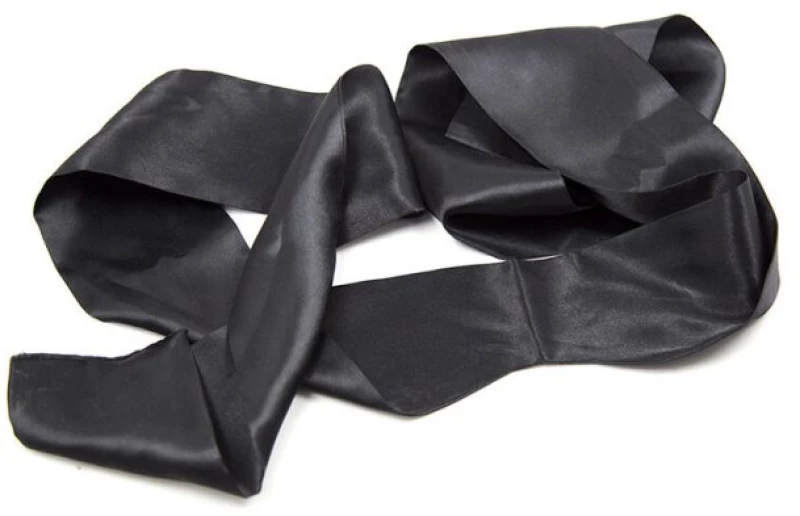 OHMAMA FETISH LONG SATIN BLINDFOLD