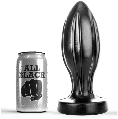ΠΡΩΚΤΙΚΗ ΣΦΗΝΑ ALL BLACK ANAL PLUG  21CM