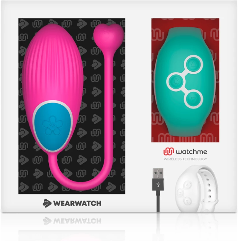 WEARWATCH EGG WIRELESS TECHNOLOGY WATCHME FUCHSIA / AQUAMARINE