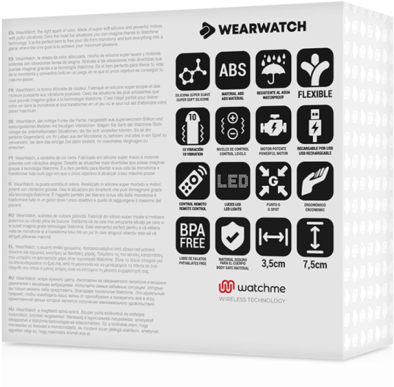 WEARWATCH EGG WIRELESS TECHNOLOGY WATCHME FUCHSIA / AQUAMARINE