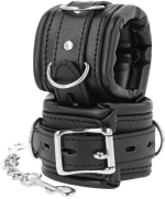DARKNESS HANDCUFFS WRIST CUFFS BLACK