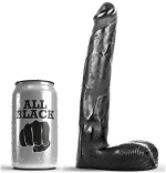 ALL BLACK DILDO 21CM