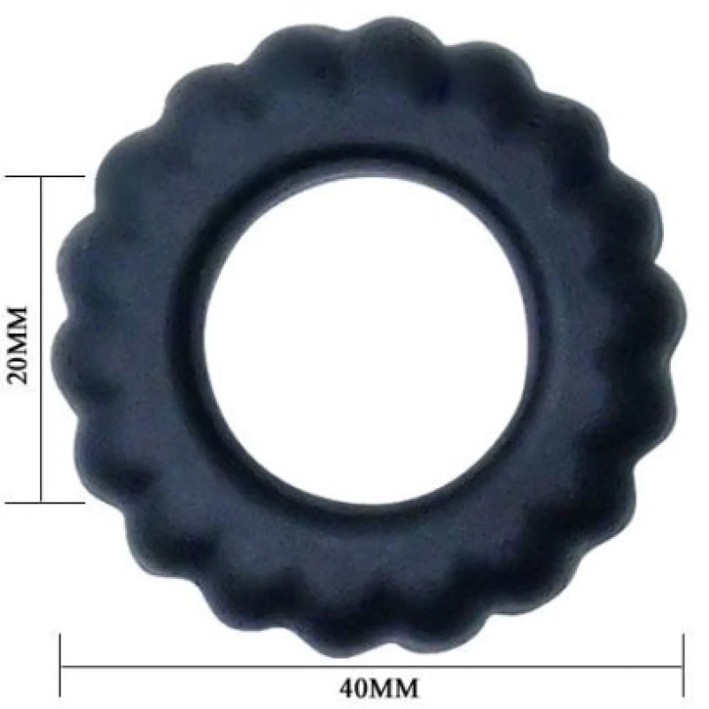 BAILE TITAN COCKRING BLACK 2CM
