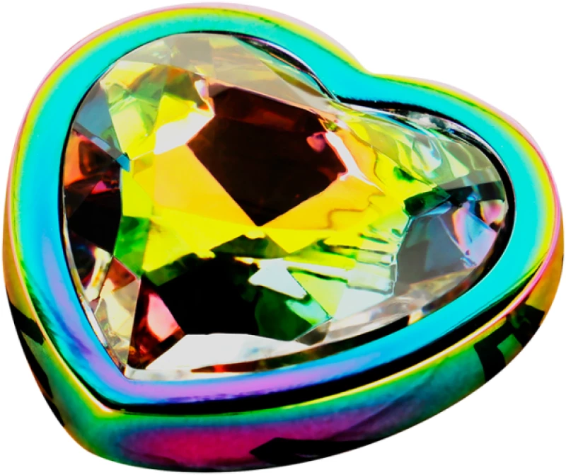 ΠΡΩΚΤΙΚΗ ΣΦΗΝΑ OHMAMA ANAL PLUG IRIDESCENT HEART - LARGE