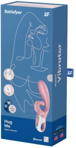 SATISFYER HUG ME RABBIT VIBRATOR - PINK