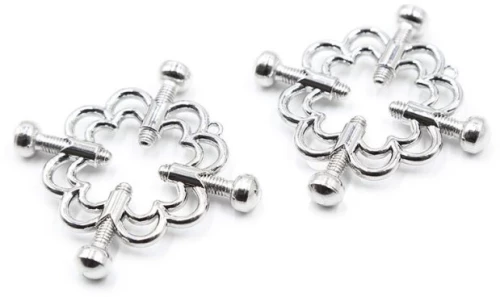 OHMAMA METALLIC NIPPLE CLAMPS FLOWER