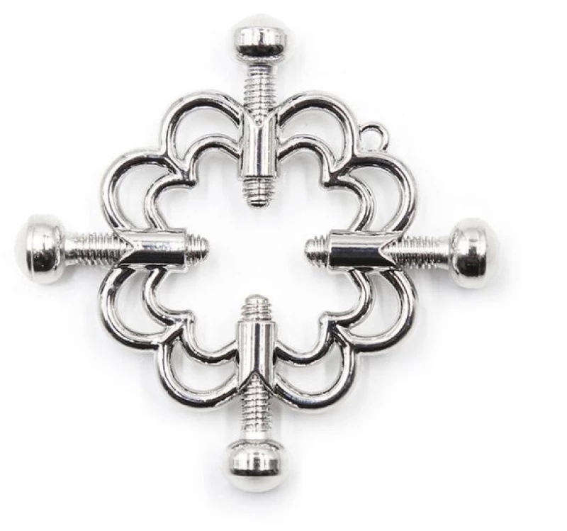 OHMAMA METALLIC NIPPLE CLAMPS FLOWER