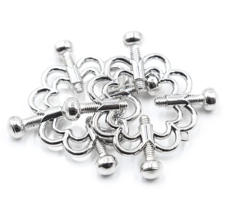 OHMAMA METALLIC NIPPLE CLAMPS FLOWER