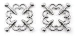 OHMAMA METALLIC NIPPLE CLAMPS FLOWER