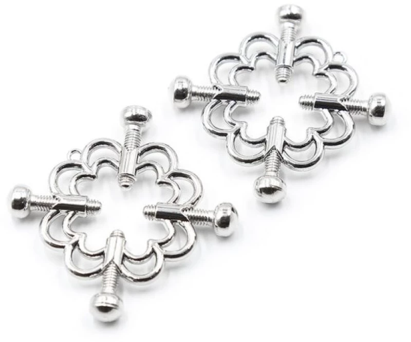 OHMAMA METALLIC NIPPLE CLAMPS FLOWER