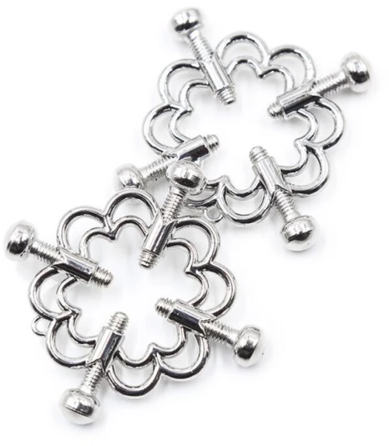 OHMAMA METALLIC NIPPLE CLAMPS FLOWER