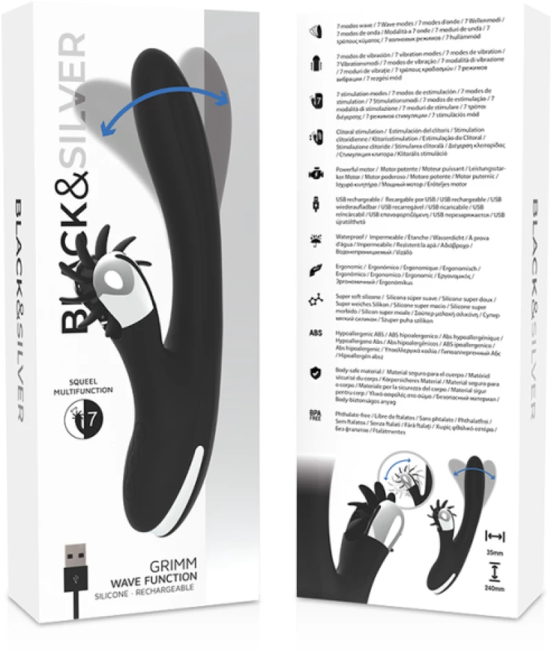 ΔΟΝΗΤΗΣ BLACK & SILVER BUNNY GRIMM WAVE FUNCTION