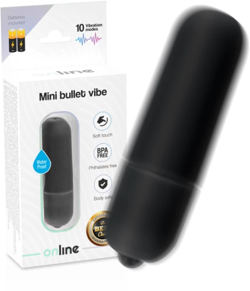 ONLINE MINI BULLET VIBE - BLACK