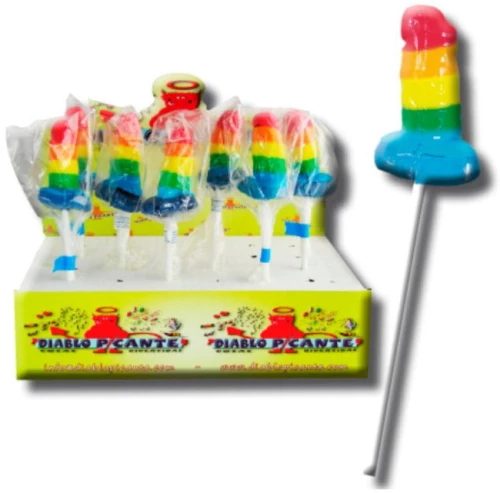 PRIDE - GUMMY LOLLIPOP PENIS LGBT
