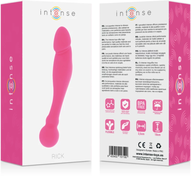 INTENSE SILICONE RICK DUAL  PINK