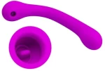 ΔΟΝΗΤΗΣ ΑΝΑΡΡΟΦΗΣΗΣ PRETTY LOVE ALEX VIBRATOR AND STIMULATOR - PURPLE