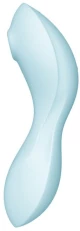 SATISFYER CURVY TRINITY 5 AIR PULSE STIMULATOR & VIBRATOR - BLUE