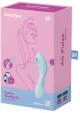 SATISFYER CURVY TRINITY 5 AIR PULSE STIMULATOR & VIBRATOR - BLUE