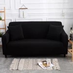 Ελαστικά Καλύμματα για Τριθέσιο Καναπέ 185cm - 230 cm - Elastic Sofa Cover Μαύρο