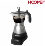 Hoomei Ηλεκτρικό Μπρίκι Espresso 400W για 3 Φλιτζάνια HM-5710 Μαύρο