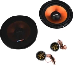 Σετ 2x Ηχεία Αυτοκινήτου Midrange 6.5 650W RMS & 2x Tweeter 60W - Pervoi CTC-6592 Μαύρα