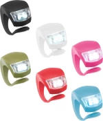 Φωτάκια Ποδηλάτου LED από Σιλικόνη Κόκκινο - Silicone LED Bike Light-2 pack
